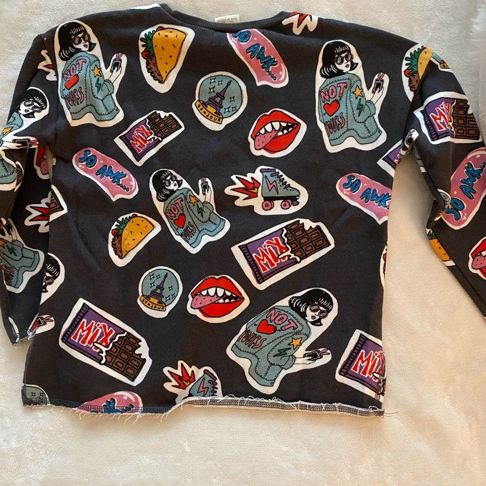 Zara graphic sweatshirt